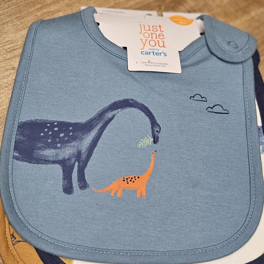 NWT Carter's, Just One You 3 Pack Bibs